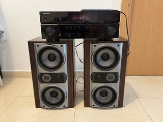 Equipo de Sonido Pioneer Negro y Marrón
