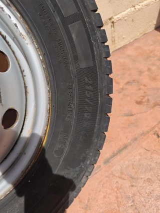 Neumático Michelin con llanta Fiat Ducato