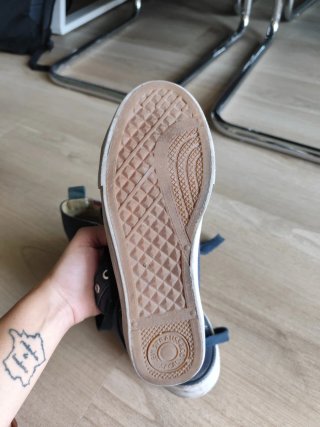 Zapatillas Levi's caña alta mujer azul