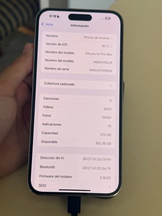 iPhone 14 Pro Max 512GB Plata