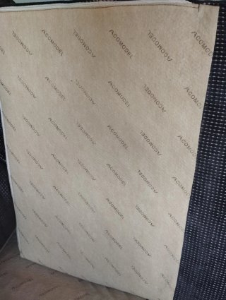 Sofá Acomodel 3 plazas tela chenilla gris