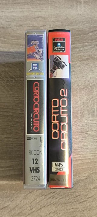Cortocircuito 1 y 2 VHS