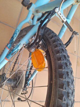 Bicicleta Rockrider ST 500 20 pulgadas Azul