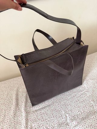 Bolso Adolfo Dominguez Marrón Charol