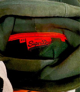 Sudadera Superdry verde talla XS