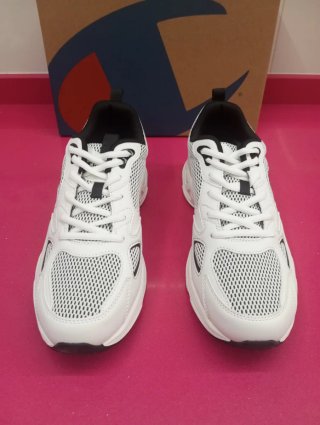 Zapatillas Champion Hombre Blancas y Negras