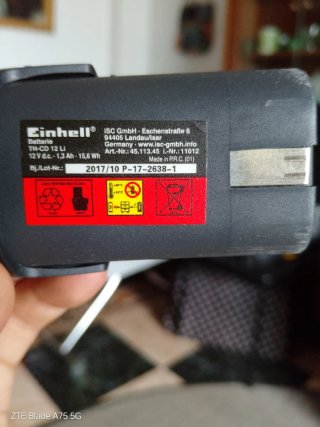 Taladro Einhell TH-CD 12-2LI