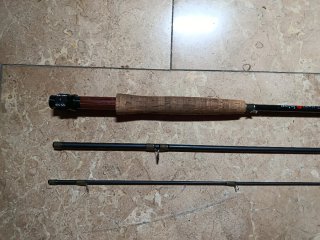 Caña de pesca a mosca