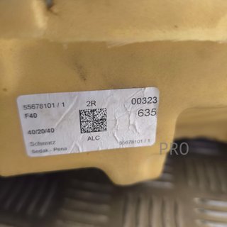 JUEGO ASIENTOS TRASEROS ALCANTARA BMW SERIE 1 USADO 55678101