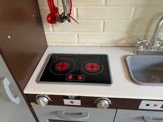 Cocina de juguete de madera