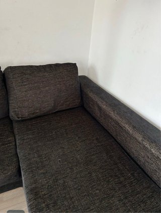 Sofá Chaise Longue Negro