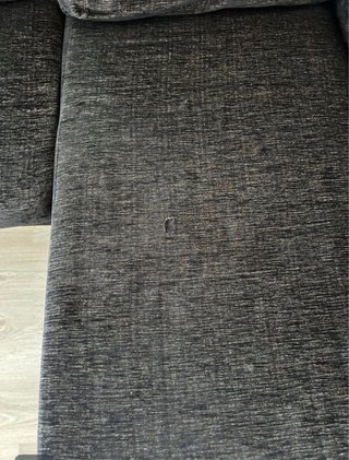 Sofá Chaise Longue Negro