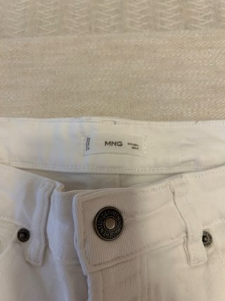 Pantalón corto blanco Mango Talla S