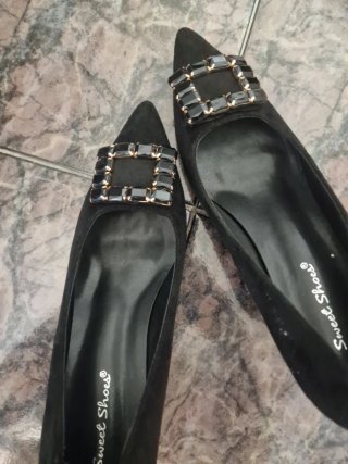Scarpe eleganti nere tacco 37