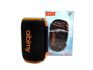 Altavoz Bluetooth Aibimy MY232BTS Negro/Naranja