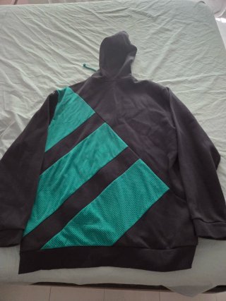 Sudadera Adidas Chico Negra y Verde