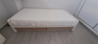 Cama nido con cajones y colchón