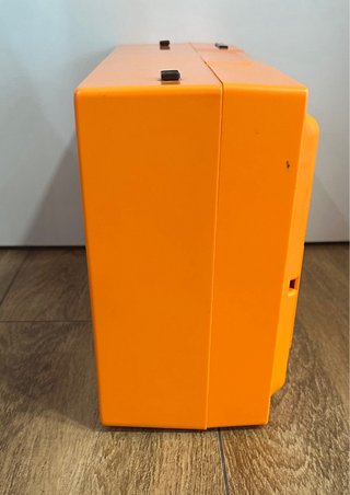 Giradischi vintage Continental Edison arancione