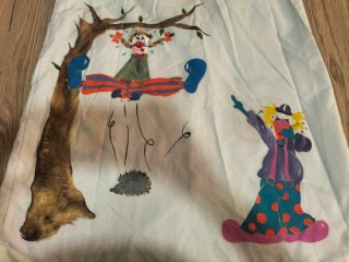 Camice da clown/dottore decorato