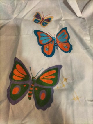 Camice da clown/dottore decorato