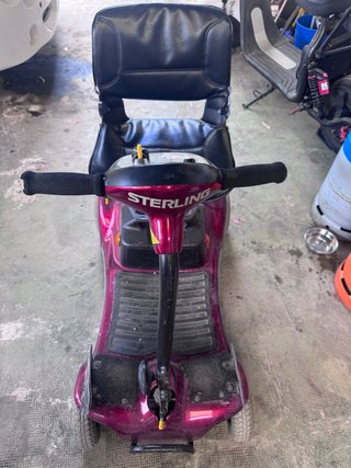 Moto Eléctrica Scooter Sterling Morado
