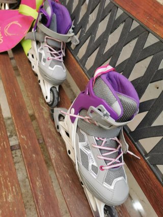 Patines Oxelo Talla 35-38 Extensibles + Bolsa
