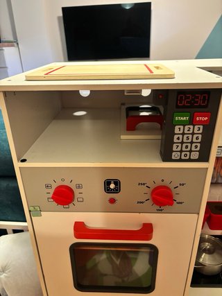 Cocinita XL con accesorios y comiditas