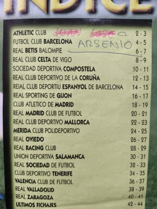 Álbum Liga 97/98 Completo