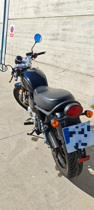 Hanway 125 Naked Moto Negra