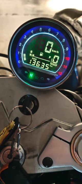 Hanway 125 Naked Moto Negra