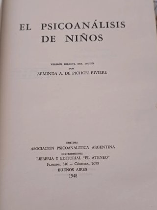 Psicoanálisis de niños