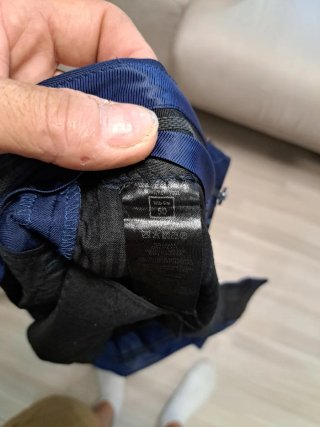 Traje de hombre azul