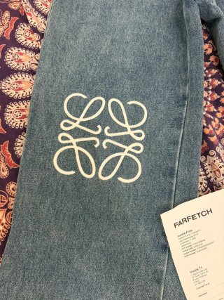 Pantalón vaquero  Loewe Anagrama Azul