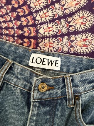 Pantalón vaquero  Loewe Anagrama Azul
