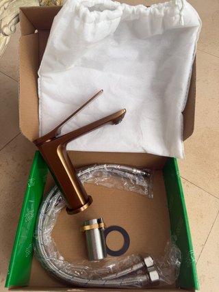 Grifo de latón para lavabo ROSE GOLD