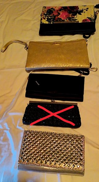 Lote de bolsos por 5€.