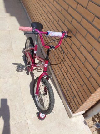 Bicicleta Niña Rodado 16 Rosa