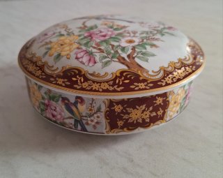 Scatola portagioie porcellana giapponese vintage