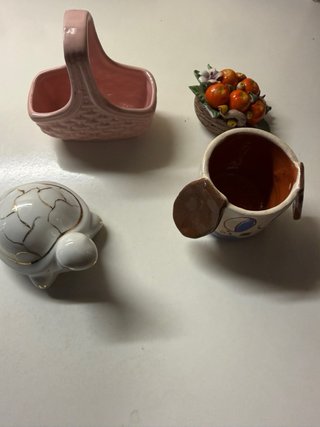GRATIS REGALO 4 Figuras Decorativas Cerámica