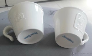 2 Tazze Mulino Bianco Porcellana