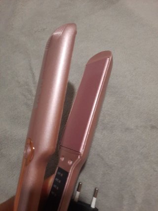 Plancha de cabello Nova rosa y dorada