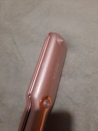 Plancha de cabello Nova rosa y dorada