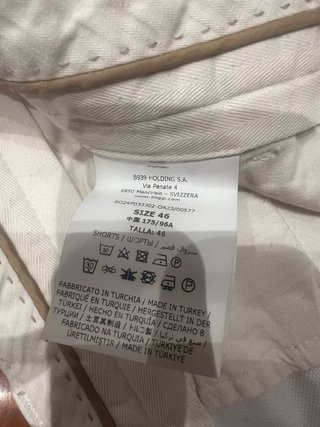 Bermudas Boggi Blancas Talla [Talla]