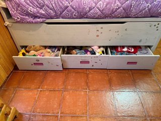 Cama nido con cajones
