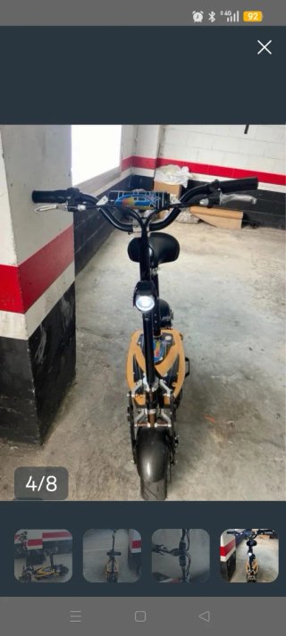 Patinete eléctrico sillín 1800w