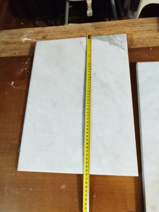 Cubiertas de mármol para mesillas y coqueta