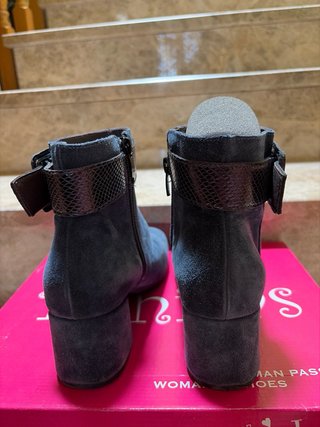 Botines Dchicas Azul Talla 37