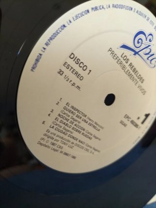 Vinilo LP Los Rebeldes - Preferiblemente Vivos