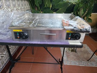Plancha Eléctrica VEVOR 4000W Acero Inox 655x400mm
