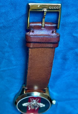 Reloj Gucci G-Timeless Unisex Marrón/Dorado
